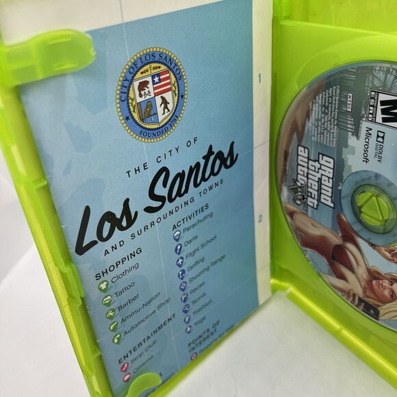Grand Theft Auto V 5 Xbox 360 + Map - Tested - Picture 8 of 11